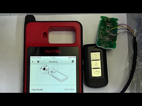 Unlocked A Mitsubishi Used Remote With A Autel Km100
