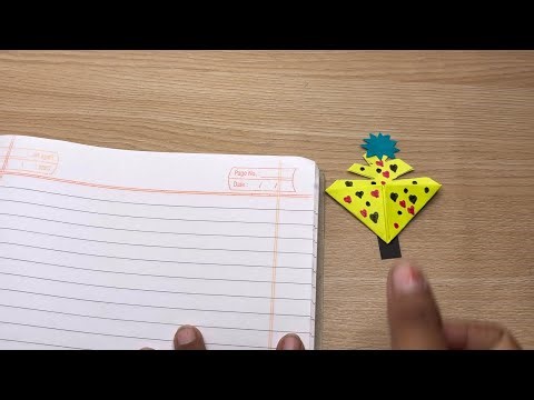 Smiley Page Marker | Fun Origami Bookmark Idea