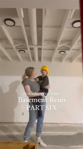 Basement Reno, Part 6: Lighting! 💡✨Tell me your thoughts on our exposed ceiling? Did I convince you this was a good idea yet? 😉☺️ … because I think it was! 🤩 Lighting from Quoizel ✨Follow Once Upon a Bungalow to see what’s next! Let’s get that floor in! 🔨 #reno #renovation #renovations #beforeandafterhome #beforeandafterhomeedition #quoizellighting #bungalowrenovation #quoizel #lightingdesign #decorativelighting #thrifthome #thrift #basement #basementremodel #lightfixtures #lighting #lightin