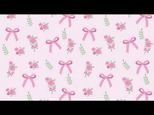 💗 1 Hour Pink Bow Wallpaper | Girly Aesthetic Background | Soft Coquette Ambience Loop 💗