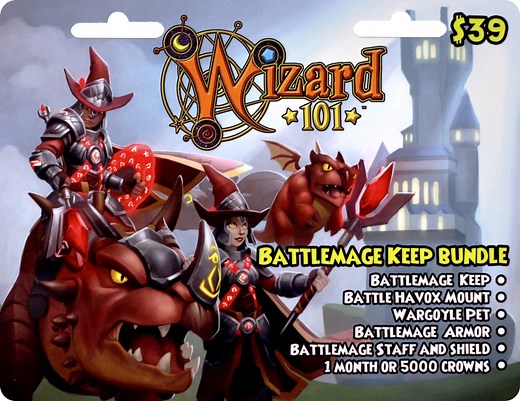 Wizard101 Battlemage Keep Bundle