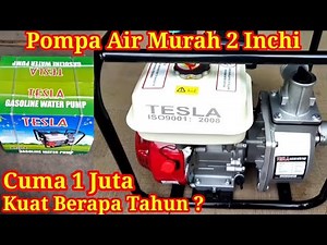 Cheap 2-inch water pump. WP 20 CX Tesla. #waterpump #tesla #2inch