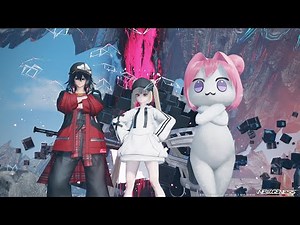 [PSO2:NGS] 星蝕の狂流(ダークファルス・ヴァエル) Fo/Te&Te/Sl&Ra/Huトリオ攻略 13:37(Fo視点)