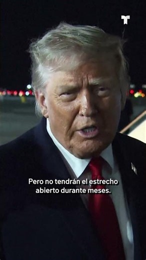 Trump: “Los pilotos están bien” tras caída de helicóptero de EEUU sobre el estrecho de Ormuz