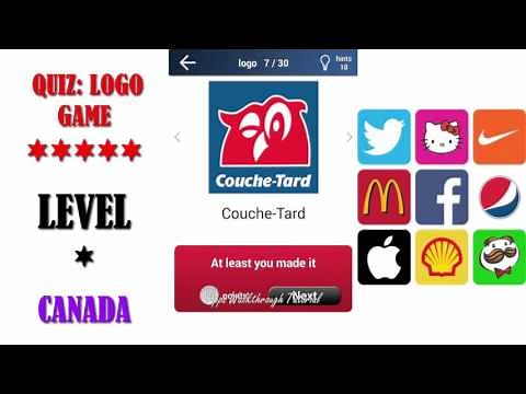 Quiz: Logo Game Canada - All Answers - Walkthrough ( By Lemmings at work )