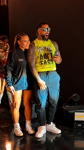 Jey Uso records video of the Undertaker's iconic entrance