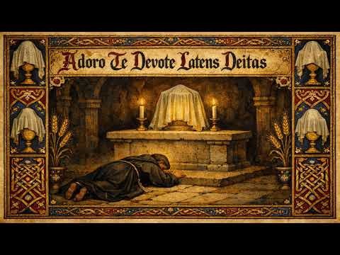 Adoro Te Devote – Gregorian Chant | Devoutly I Adore Thee | Relaxation Music