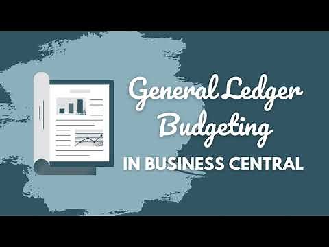 General Ledger Budgeting in Business Central