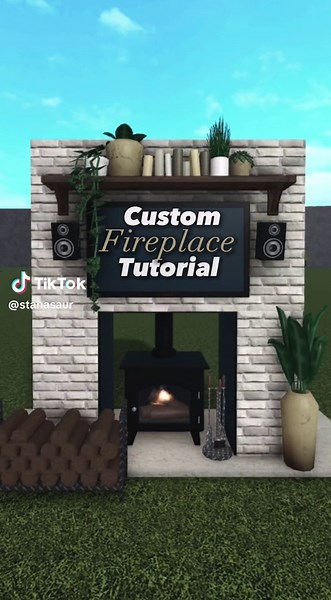THIS FIREPLACE>> #roblox #bloxburg #robloxbloxburg #bloxburgtutorial #bloxburgbuild