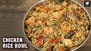 1.5M views · 9.5K reactions | Hungry and can't wait for long? Try this quick and healthy 'Chicken Rice Bowl' recipe by Chef Tarika Singh. | Get Curried | Facebook