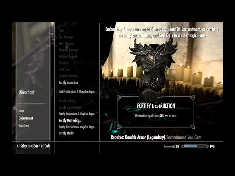 How to 1000+ Armor in Skyrim - Daedric armor set