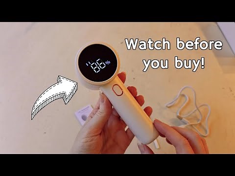 Rechargeable Fabric Shaver and Lint Defuzzer, Demo and Review
