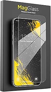 magglass (2 Pack Screen Protector for iPhone 14 Plus 6.7" / 13 Pro Max 6.7" - High Clarity Tempered Glass (Full Display Coverage)
