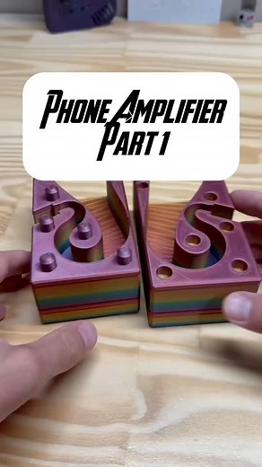 PluggedIn3d on Instagram: "Passive Phone Speaker Amplifier A 3D-printed sound booster that works with pure acoustics. Drop in your phone and feel the volume rise—no power needed. Affiliate links help support future builds ️ #3DPrinting #Acoustics #MakerWorld #DIYAudio #EveryLayerMatters"