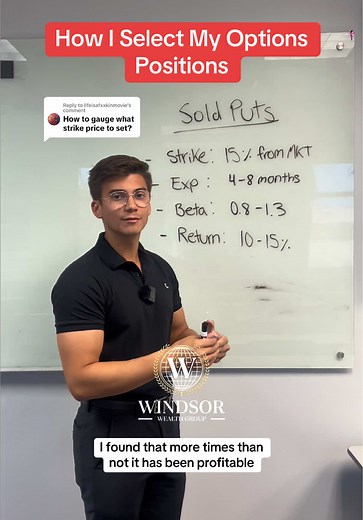 Replying to @lifeisafxxkinmovie These Are the Trade Parameters I Use to Identify Winning Positions. #finance #stocks #options #puts #calls