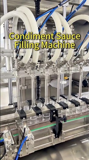 Automatic Sauce Filling & Capping Machine | 6-Head Linear Diving Nozzle | Food-Grade GMP Line