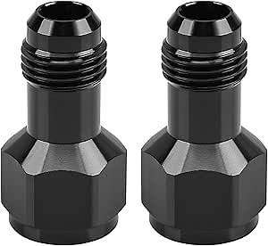 EVIL ENERGY 6AN Extender Female to AN6 Male Extension Fitting Adapter Aluminum 2PCS