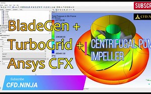 BladeGen+TurboGrid+CFX离心泵叶轮模拟