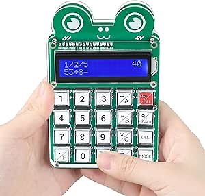 DIY Calculator Soldering Practice Kit, MIOYOOW 6-Digit Math Practice Game with Addition, Subtraction, Multiplication & Division, STEM Educational Soldering Projects for School Learning Electronics