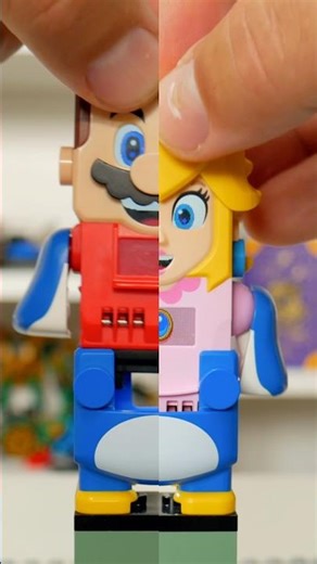 🐧 Penguin Mario & Penguin Peach #lego #shorts #mario #mariolegos #peach