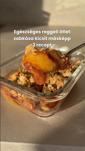 Egészséges reggeli ötlet zabkásaimadóknak!✨ #reggeli #zabkása #egészségestáplálkozás