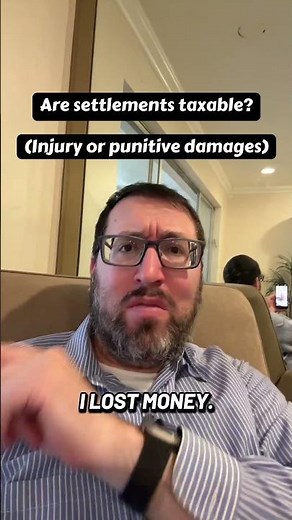 You sue and win money! Is it taxable? #law #lawyer #lawsuit #taxplanning