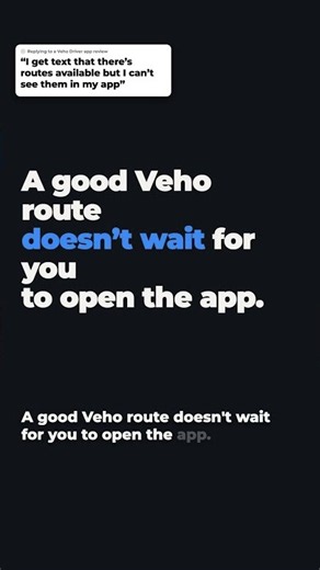 Veho says routes are available. The app says nothing. #shorts