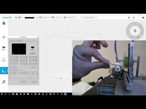 Cetus 3d Printer install - calibrate - print