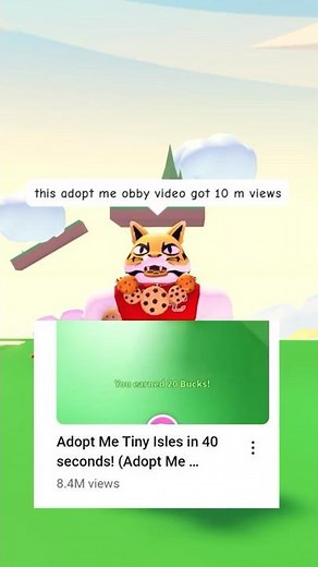 Adopt Me Obby In 20 SECONDS! #roblox #robloxshorts #adoptme #adoptmeshorts