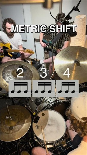 Everything is 4/4 if you try hard enough 😏 #drummer #mathrock