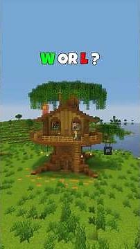 Minecraft Survival Tree House 🌳 Easy Starter Base Build