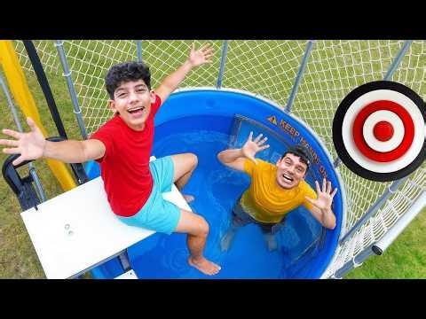Jason and Alex Join the Splash Pool Challenge! 🏊‍♂️ Fun Family Time for Kids