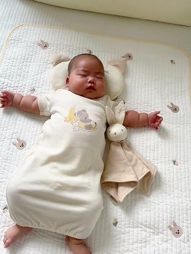 Best Organic Baby Security Blanket Bunny Lovey for Newborns