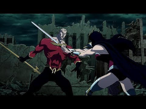 Wonder Woman vs Aquaman | Justice League: The Flashpoint Paradox