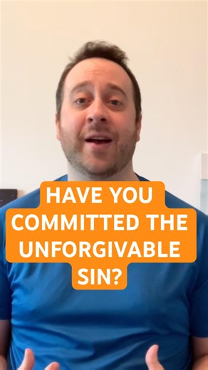 Jesus says one sin is unforgivable