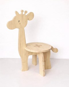 Easy Wood DIY: Giraffe Stool Pattern | Printable PDF Woodworking Plan - Etsy