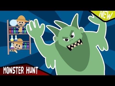 WE'RE GOING ON A MONSTER HUNT - STEVE AND MEG ON A SCARY ADVENTURE - SUPER SIMPLE SONG FOR PRESCHOOL