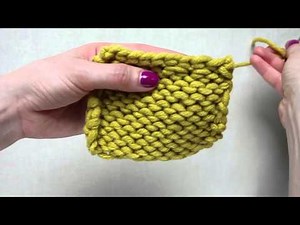 Simple Stylish Stricken-Tutorial: Strickkurs Technik 6: Zusammennähen - Steppstich