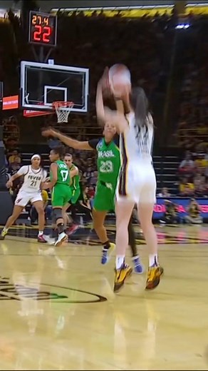 36 Feet swish from downtown for Caitlin Clark is unreal! | WNBA