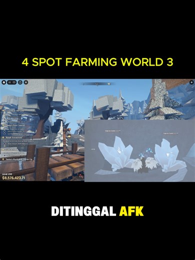 Kumpulan spot farming ore di world 3 cocok untuk afk . . . #theforge #theforgeroblox #roblox #robloxfyp #fyp