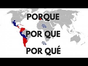 porque vs por que vs por qué