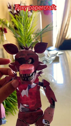 Foxy papercraft