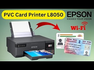 Epson L8050 PVC Card Printer PVC CD DVD Printing