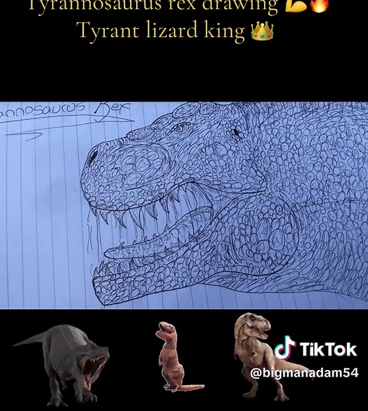 Tyrannosaurus Rex Drawing: The Tyrant Lizard King