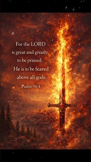 Awesome God | Great Is The Lord | Psalm 96 BibleVerse