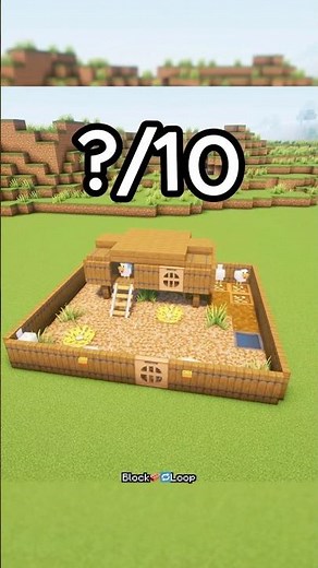 Minecraft Chicken Coop 🐔🏠