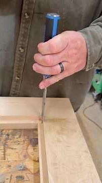 Squaring Router Corners: Rockler Chisel Set in Action #woodworking
