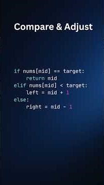 Search Insert Position Explained | Python Binary Search Logic