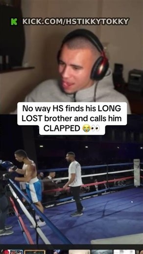 HS finds his LONG LOST brother and calls him CLAPPED 😭👀 #hstikkytokky