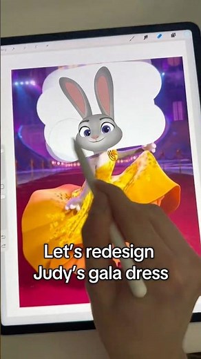 Redesigning Judy's Gala Dress from Zootopia 2! #zootopia #disney